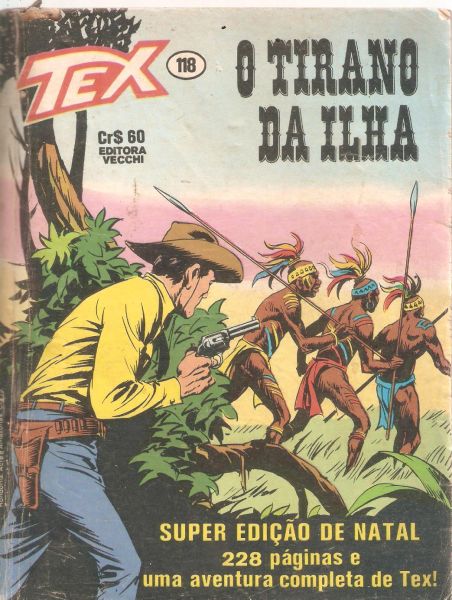 Tex nº 118 - O tirano da ilha - 1 ed - Vecchi