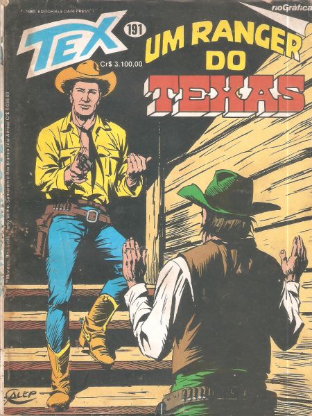 Tex nº 191 - Um ranger do Texas - Rio Gráfica