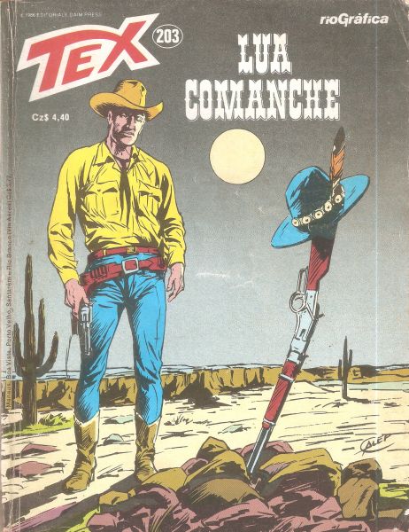 Tex nº 203 - Lua comanche - Rio Gráfica