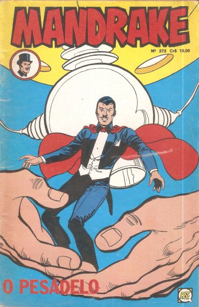 Mandrake nº 273 - O pesadelo - Rio Gráfica