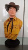 Tex Busto em resina - 20cm