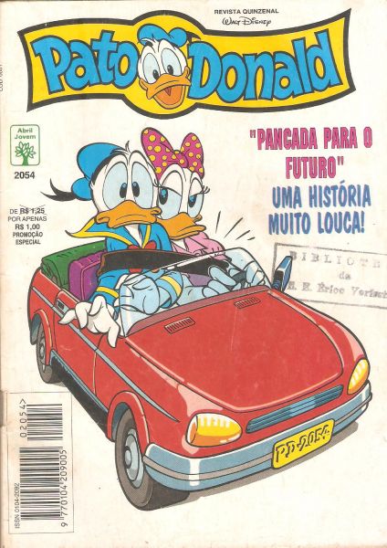 Pato Donald nº 2054 - Pancada para o futuro - Editora Abril