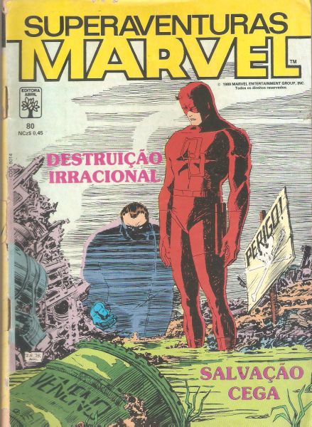 Superaventuras Marvel nº 080 - fev/89 - Editora Abril