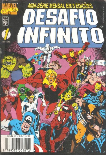 Desafio Infinito nº 01 - mar 95 - Editora Abril