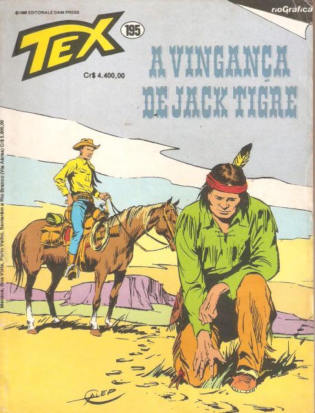 Tex nº 195 -  A vingança de Jack Tigre a