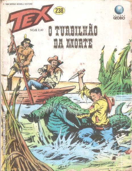 Tex nº 238 - O turbilhão da morte - Editora Globo - b