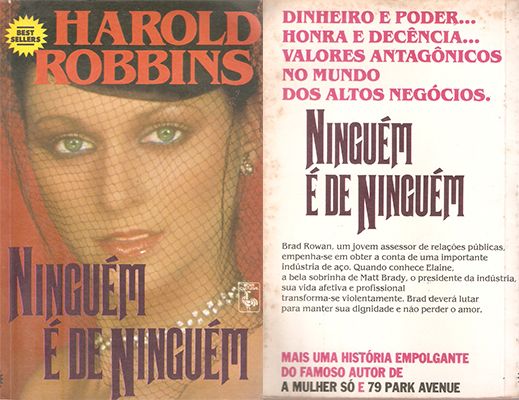 Ninguém é de ninguém - Harold Robbins