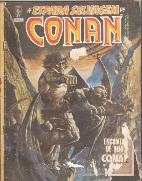 A Espada Selvagem de Conan nº 047 - set 1988 - Editora Abril