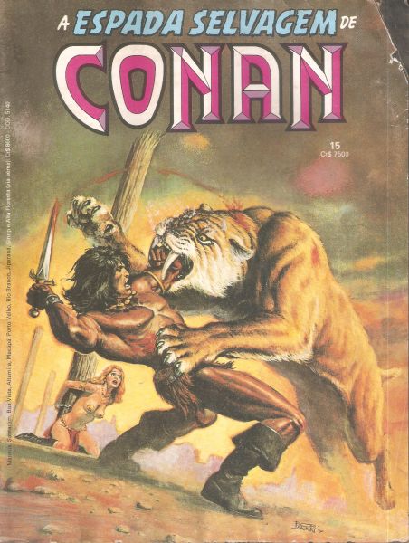 Espada Selvagem de Conan nº 015 - Editora Abril