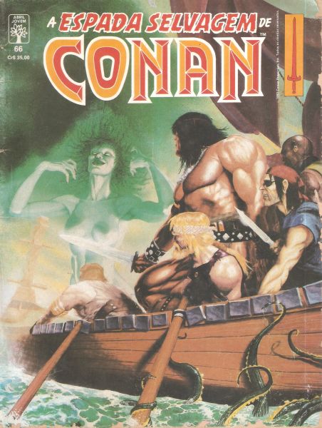 A espada selvagem de Conan nº 066 - abril/90 - Editora Abril