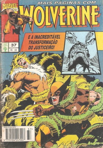 Wolverine nº 037 - mar/95 - Editora Abril