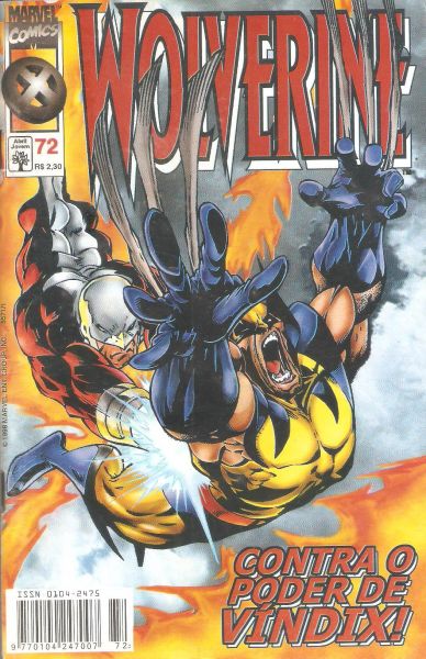 Wolverine nº 072 - fev/98 - Editora Abril