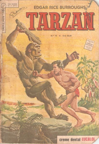 Tarzan nº 078 - O vale dos monstros - nov 63 - Ebal