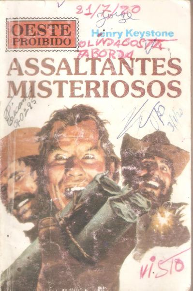 Assaltantes misteriosos - Bolsilivro de Faroeste