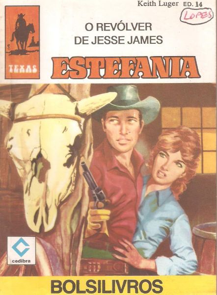 O revólver de Jesse James - Estefania - Bolsilivro de Faroeste