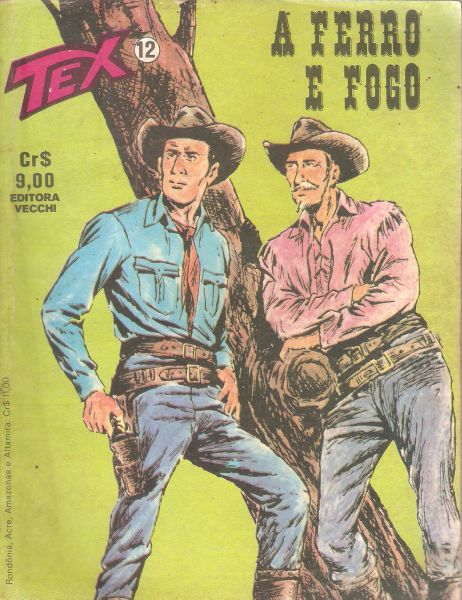 Tex n 012 - A ferro e fogo - 2 ed - Vecchi