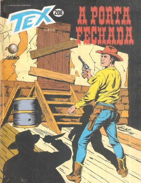 Tex nº 208 - A porta fechada - Editora Globo