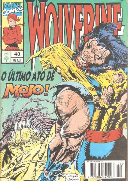 Wolverine nº 043 - nov/95 - Editora Abril