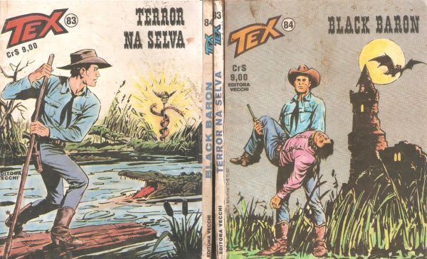 Tex nº 83 e 84 - 1ª Edição Vecchi