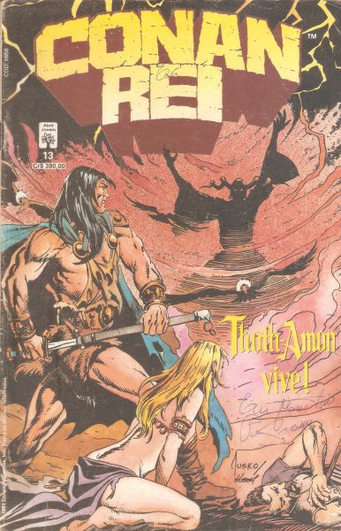 Conan Rei nº 013 - Thot-Amon vive  - colorido - fev 1991 - Editora Abril