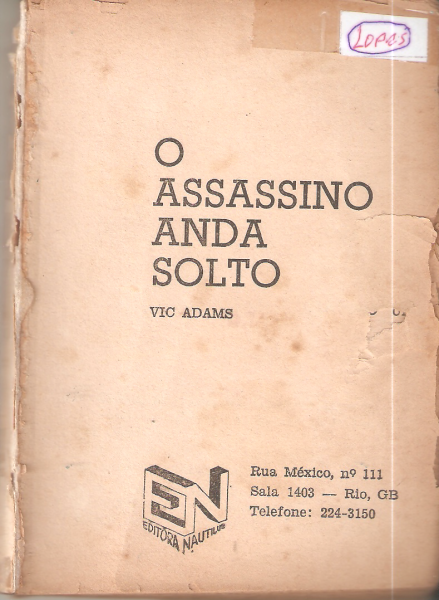 O assassino anda solto - Bolsilivro de faroeste