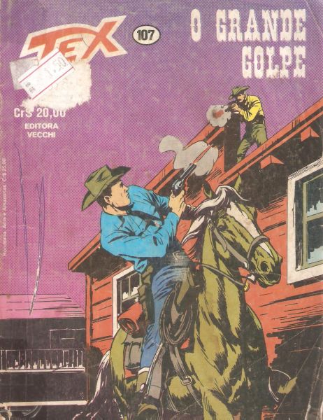 Tex nº 107 - O grande golpe - 1 ed - Vecchi