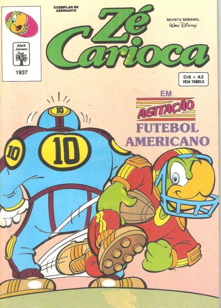 Zé Carioca nº 1937 - abr 92 - Editora Abril