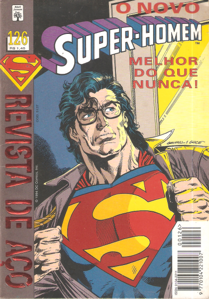 Super-homem - Revista de Aço nº 126 - Melhor do que nunca - Ed Abril