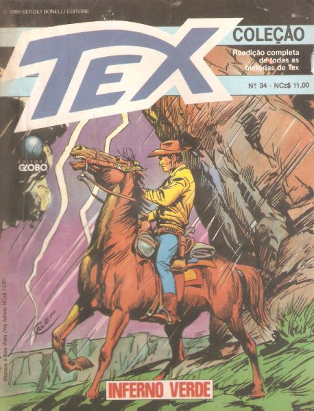 Tex Coleção nº 034 - Inferno verde