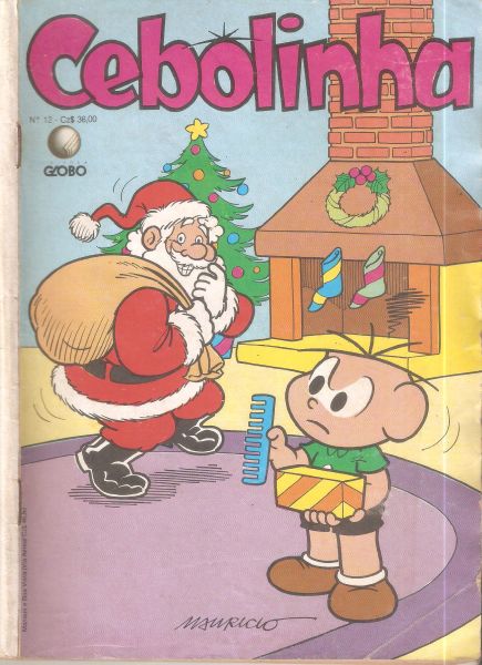 Cebolinha nº 012 - Um sucesso no Natal - dez/87 - Editora Globo