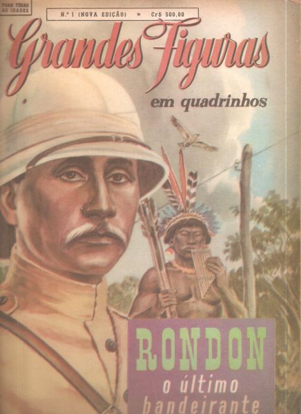 Grandes Figuras nº 01 - Rondon - jan 1964 - Ebal