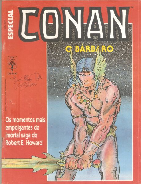 Conan o Bárbaro Especial nº 003 - Os espectros do Castelo Rubro - maio 1990 - Editora Abril