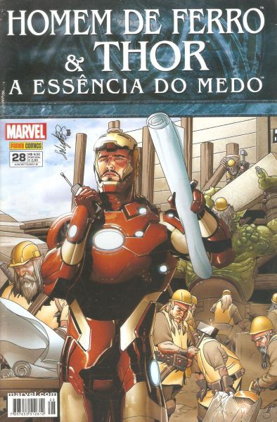 Homem de Ferro & Thor - A essência do medo nº 28 - Panini