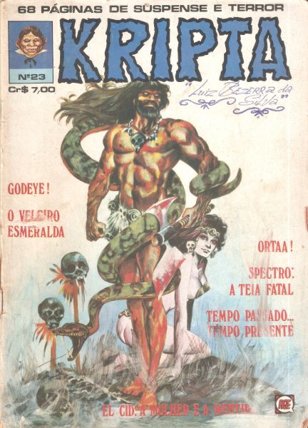 Kripta nº 23 - Spectro: teia fatal - jun 1978 - RGE