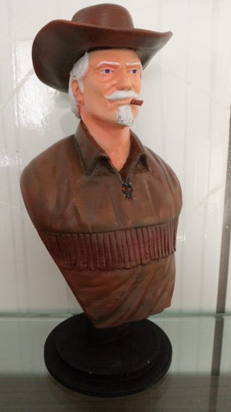 Kit Carson Busto em resina - 20cm