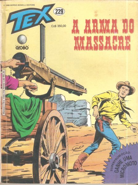 Tex nº 229 – A arma do massacre