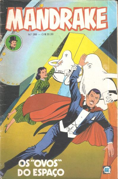 Mandrake nº 289 - Os ovos do espaço - Rio Gráfica