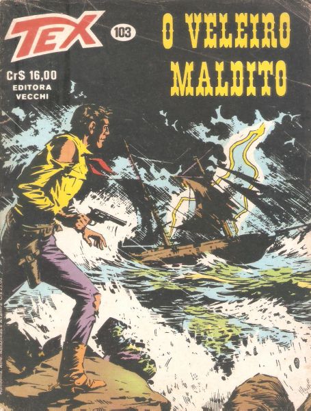 Tex nº 103 - O veleiro maldito - 1 ed - Vecchi