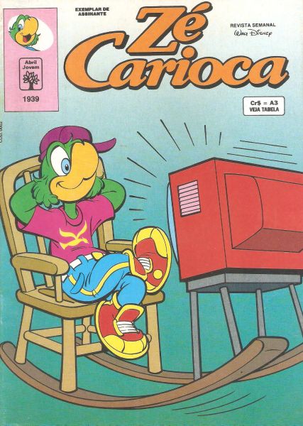 Zé Carioca nº 1939 - abr 92 - Editora Abril