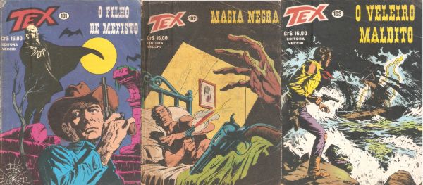 Tex nº 101, 102 e 103 - 1 ed - Historia completa