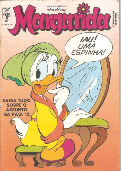 Margarida nº 081 - ago 89 - Editora Abril