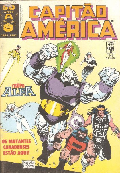 Capitão América nº 143 - Tropa Alfa - Editora Abril