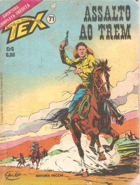 Tex nº 071 - Assalto ao trem - 1 ed - Vecchi