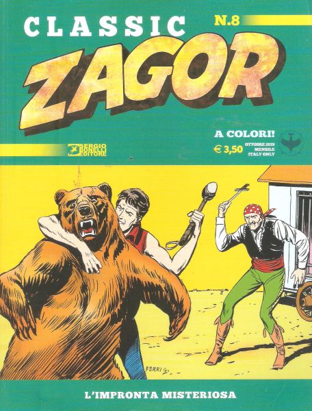 Classic Zagor nº 8 - L'impronta misteriosa + Miniposter - Colorido