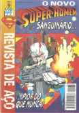 Super-homem - Revista de Aço nº 128 - Sanguinário... Pior do que nunca - Ed Abril