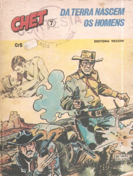 Chet nº 07 - Da terra nascem os homens - dez 1980 - Editora Vecchi