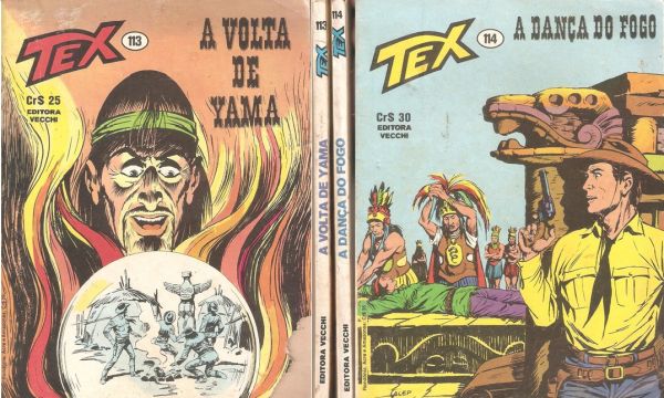 Tex nº 113 e 114 - 1ª Edição - Vecchi