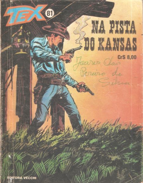 Tex nº 081 - Na pista do Kansas - 1 ed - Vecchi