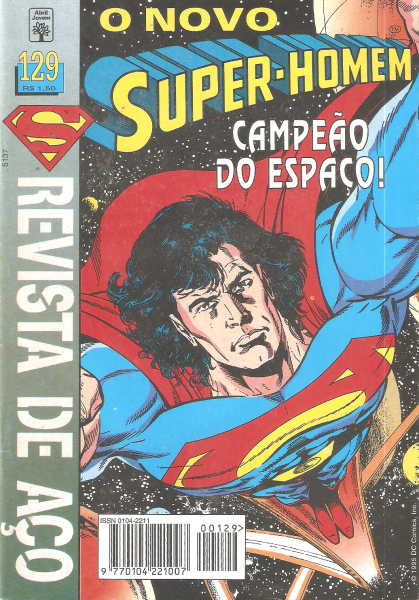 Super-homem - Revista de Aço nº 129 - Campeão do espaço! - Ed Abril