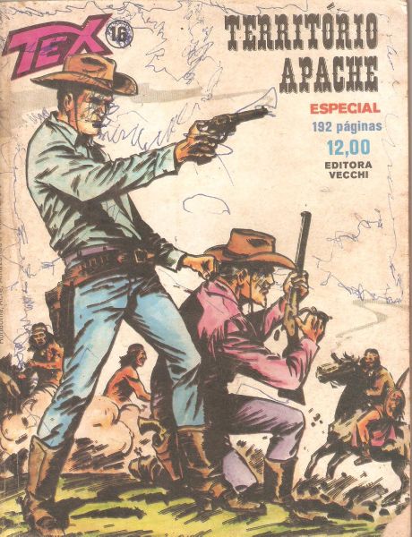 Tex n 016 - Território apache - 2 ed - Vecchi